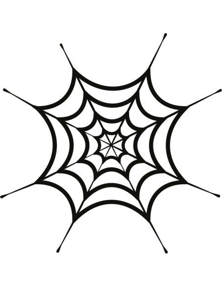 Sticker toile d'araignée