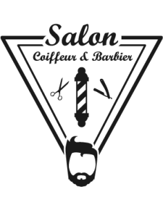 Sticker salon barbier 1