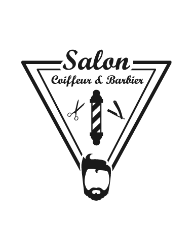 Sticker salon barbier 1