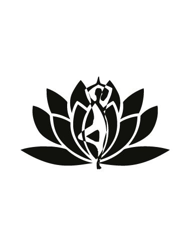 Sticker lotus yoga