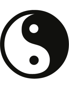 Sticker yin et yang