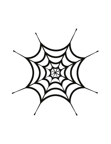 Sticker toile d'araignée