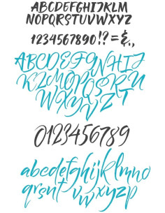 Stickers Lettres & Chiffres