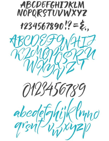 Stickers Lettres & Chiffres