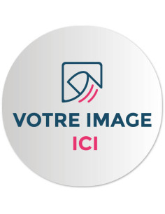 Impression sur autocollant rond