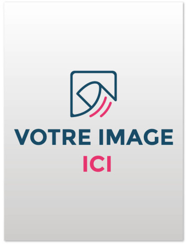 Impression sur autocollant rectangle portrait
