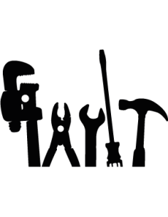 Sticker logo Outils