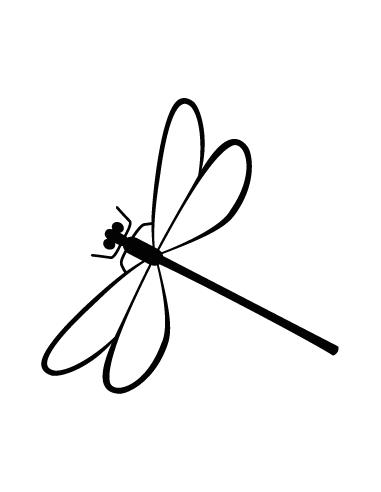 Sticker Libellule