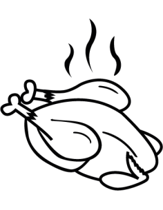 Sticker Poulet Rôti