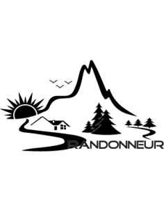 Sticker le Randonneur pour Camping Car