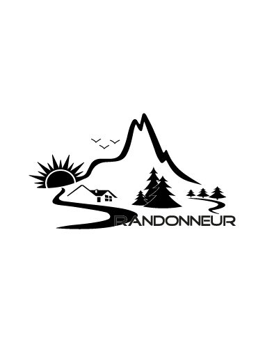 Sticker le Randonneur pour Camping Car