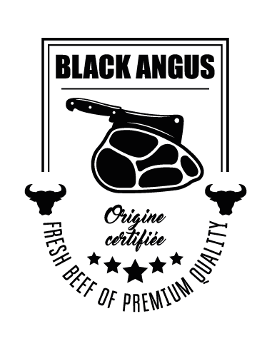 Sticker Origine Black Angus