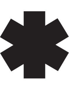 Sticker Croix Ambulancier 02
