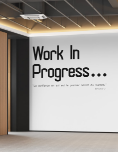 Sticker proverbe pour mur