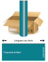 Film adhésif vinyle turquoise brillant