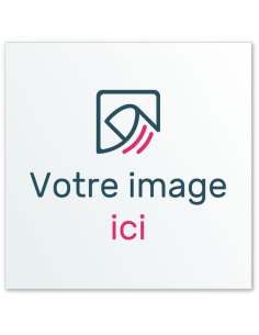 Impression autocollant carré sur-mesure