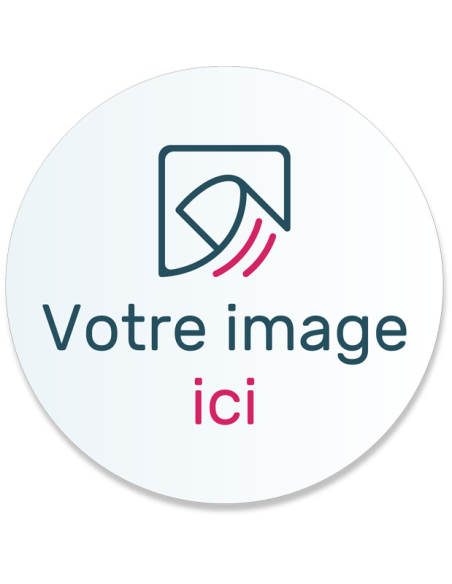 Autocollant Rond Vendée - Diamètre 9 Cm, Vinyle Beige, Thème Royal Et Historique, Neuf