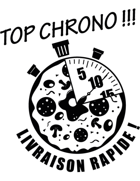 Polyvalence Sticker Titre Meta Accrocheur :Autocollant Chrono Pizza - Durable et Polyvalent ...