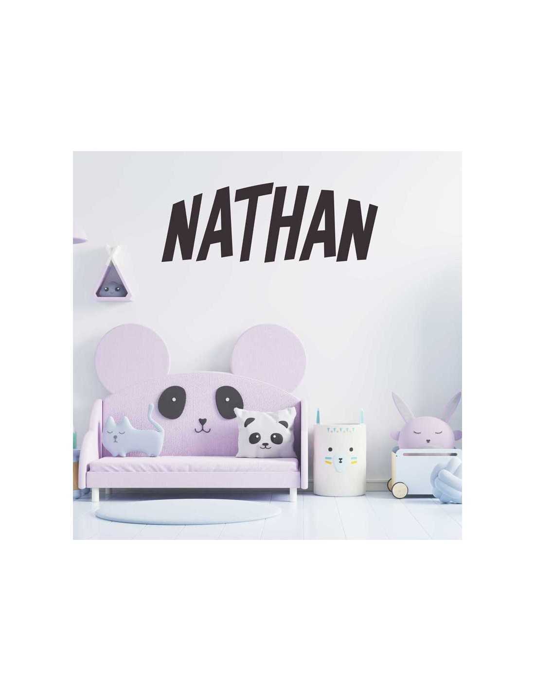 Autocollant Mural Personnalisé Prénom - Style Graffiti - Pour Chambre D'enfant - Neuf
