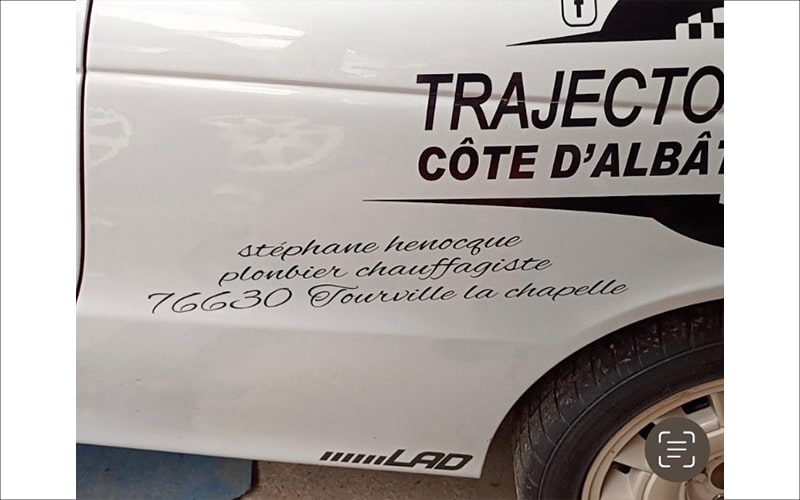 Stickers Lettres Voiture