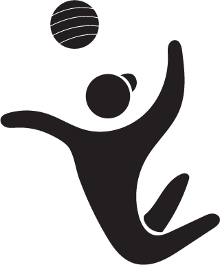 Sticker Symbole Volleyball