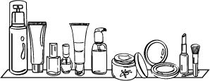 Sticker Produits de Beauté