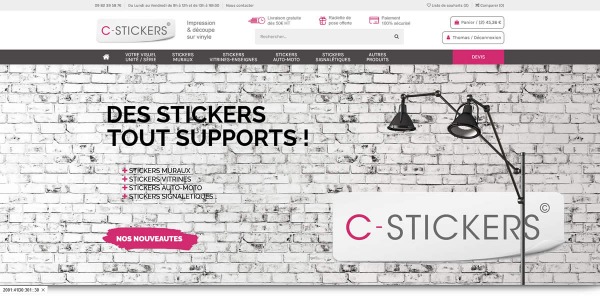 Lancement de notre site C-Stickers !